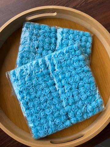 Rose 3d flower blue