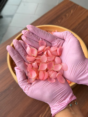 3D Rose Petals Baby Pink