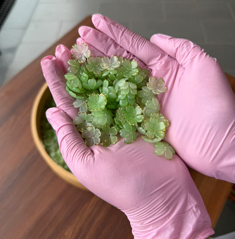 3D Flower Green