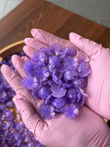 3D Flower Purple
