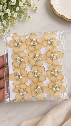 3D flower Golden