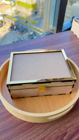 Resin Mdf box 8*6