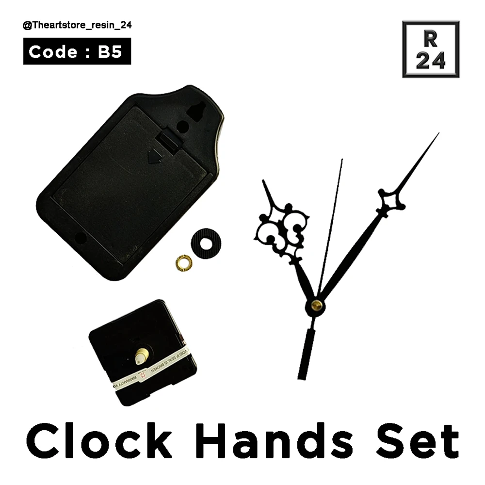 clock Hands Set B5 - Resin24