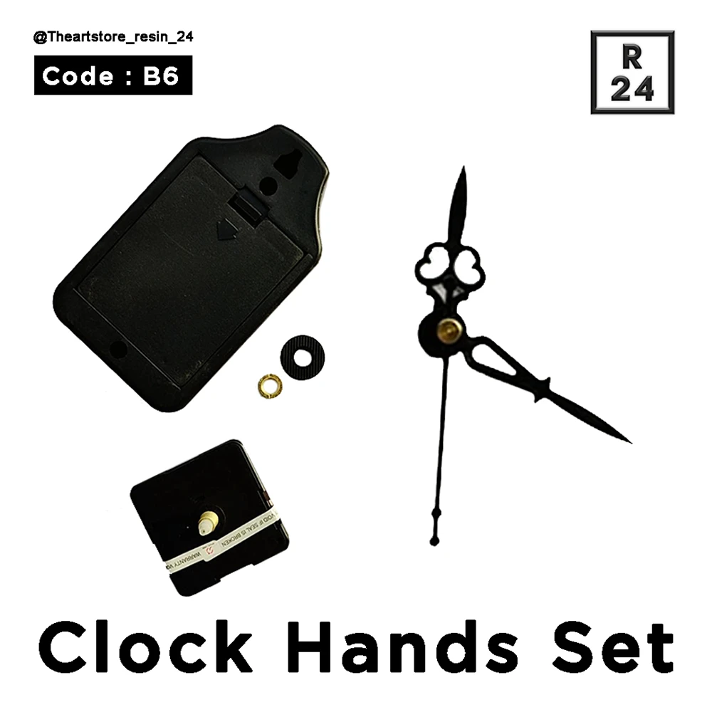 clock Hands Set B6 - Resin24