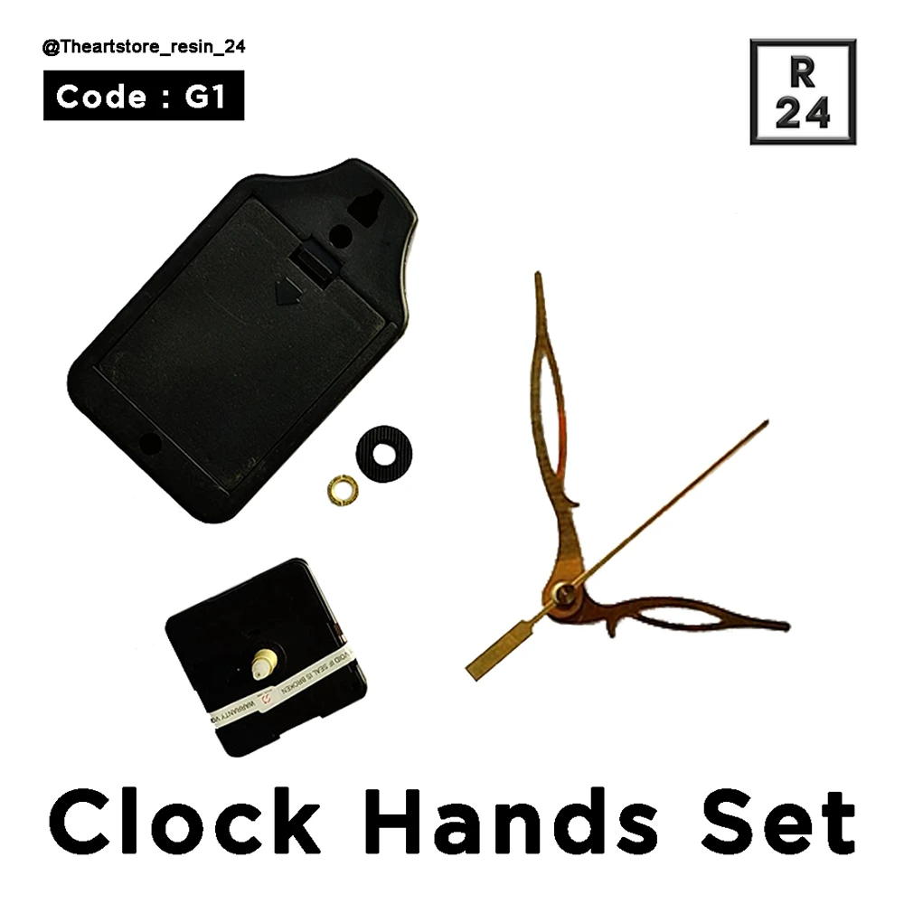 clock Hands Set G1 - Resin24