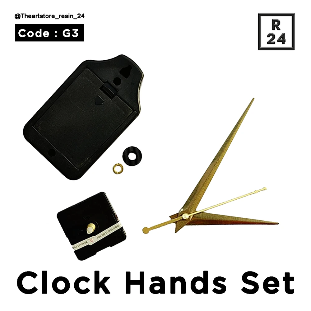clock Hands Set G3 - Resin24