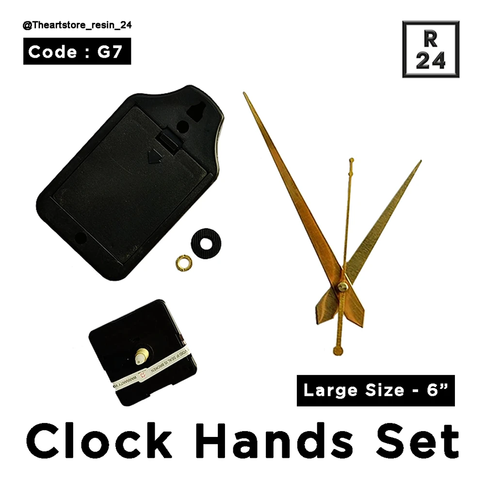 clock Hands Set G7 - Resin24