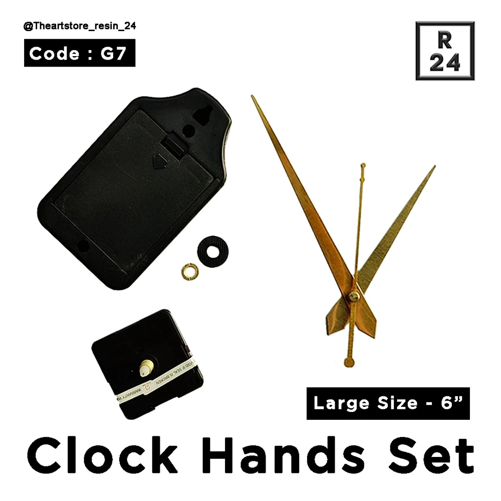clock Hands Set G7 22 mm – Resin24