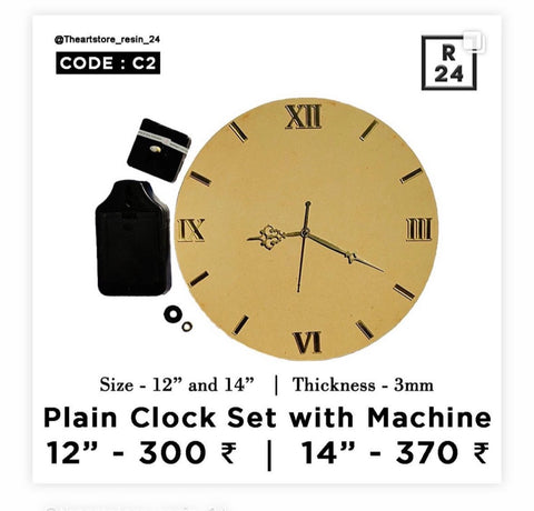 Clock Set Rtr Clock Set – Resin24