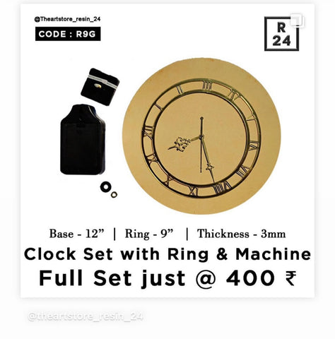 Clock Set 2 - Resin24